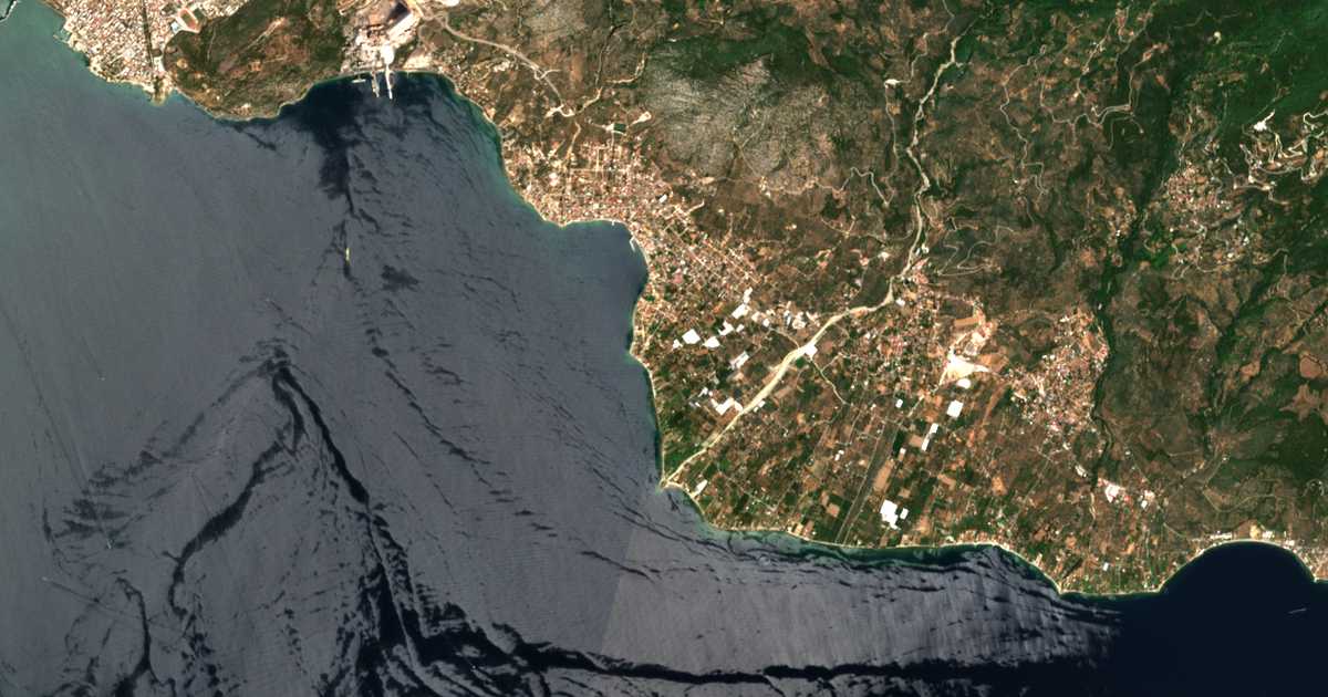 Mapa por satélite de Ágios Apóstolos O Néos