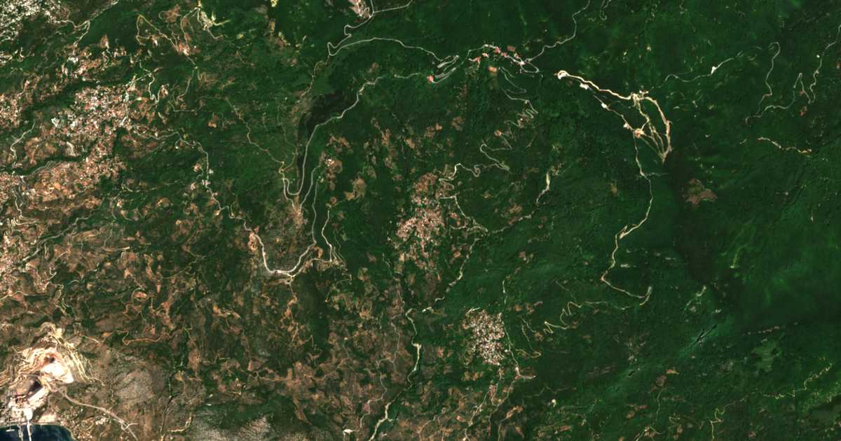 Mapa por satélite de Drákeia