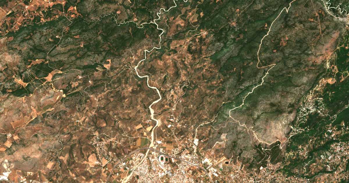 Mapa por satélite de Fytókon