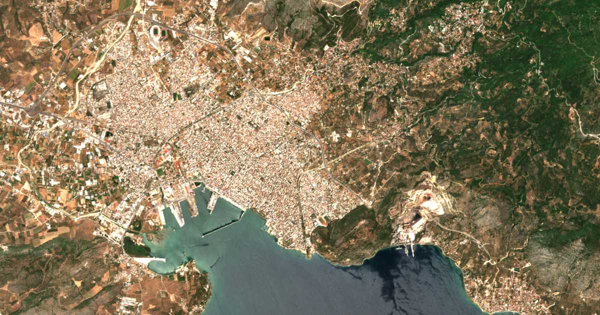 Mapa por satélite de Iolkós