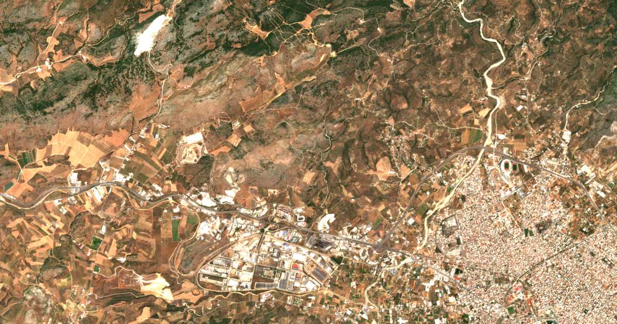 Mapa por satélite de Kákkavos