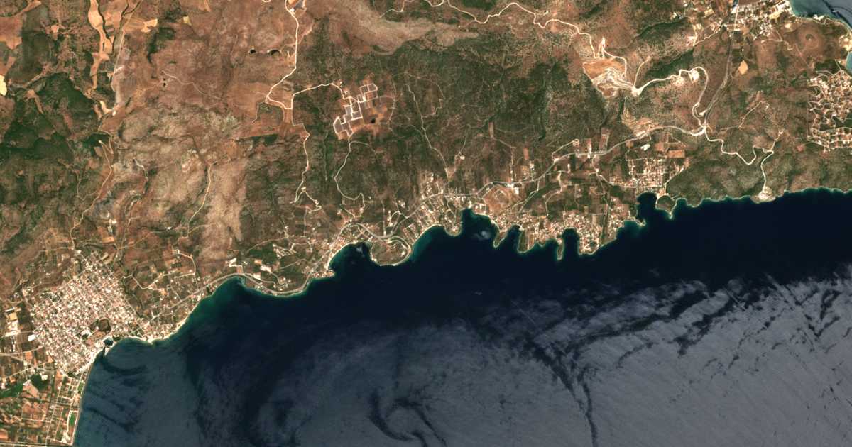 Mapa por satélite de Velanidiá