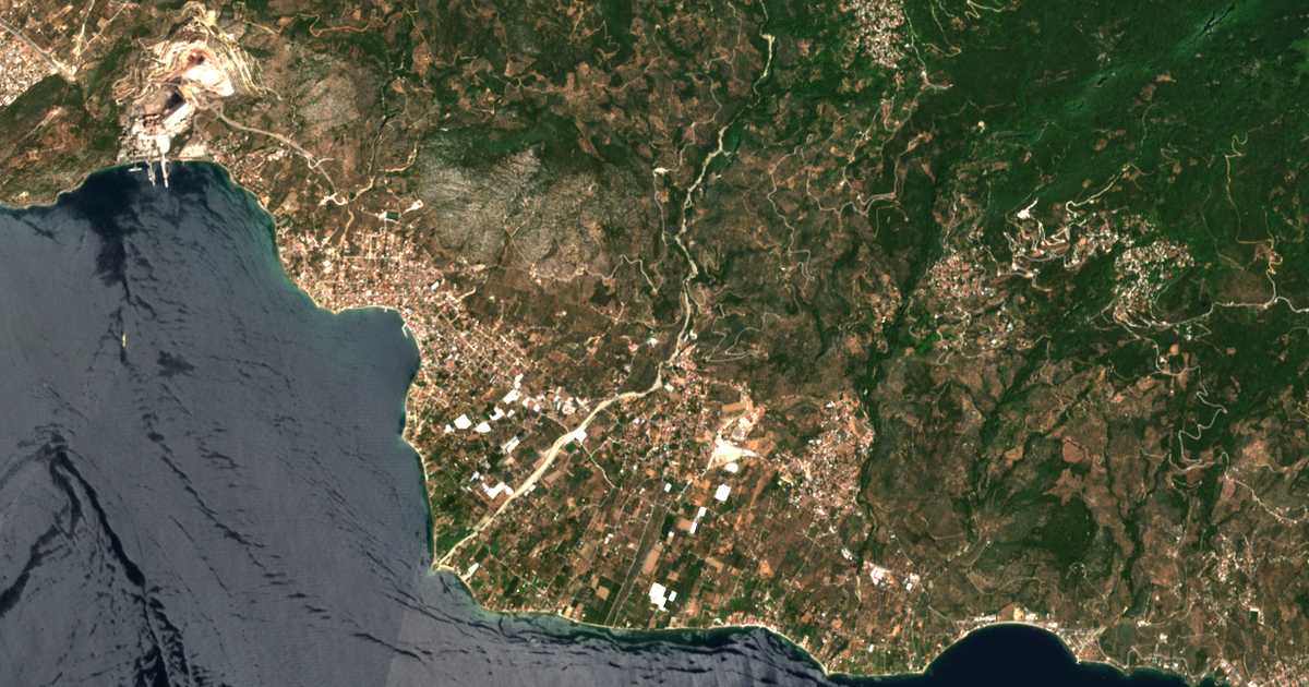 Mapa por satélite de Vrochiá