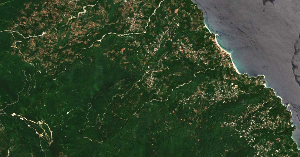 Mapa por satélite de Kissós