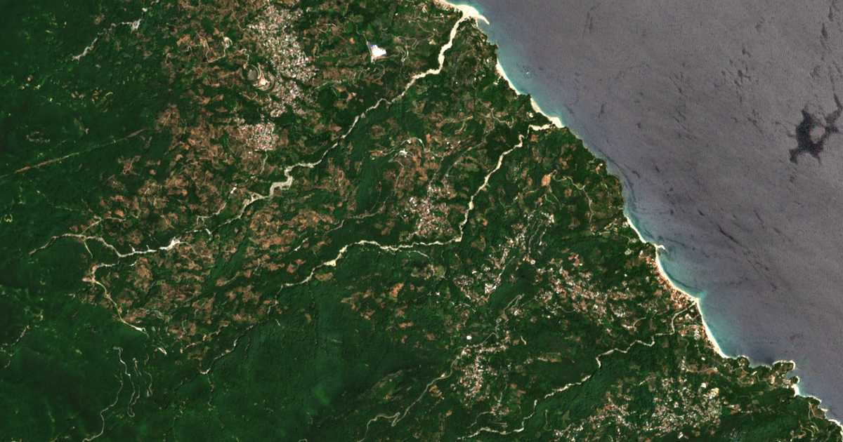 Mapa por satélite de Makryrráchi