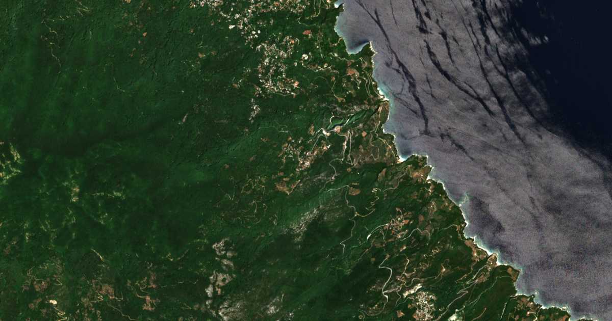 Mapa por satélite de Xorýchtion