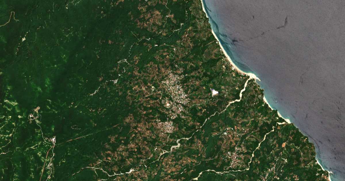 Mapa por satélite de Zagorá