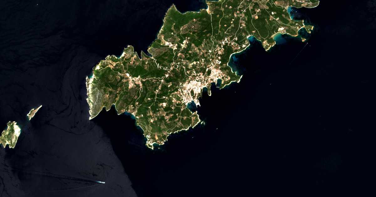 Mapa por satélite de Patitírion