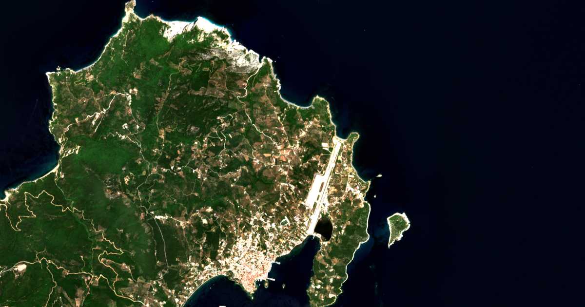 Mapa por satélite de Kalývia