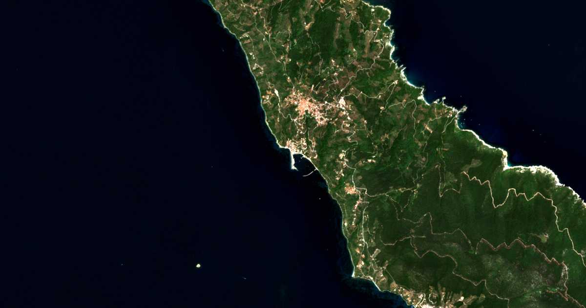 Mapa por satélite de Loutrákion