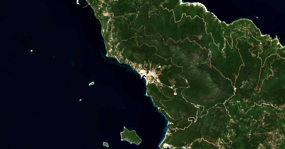 Mapa por satélite de Néo Klíma