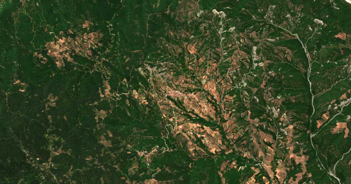 Mapa por satélite de Agnantiá