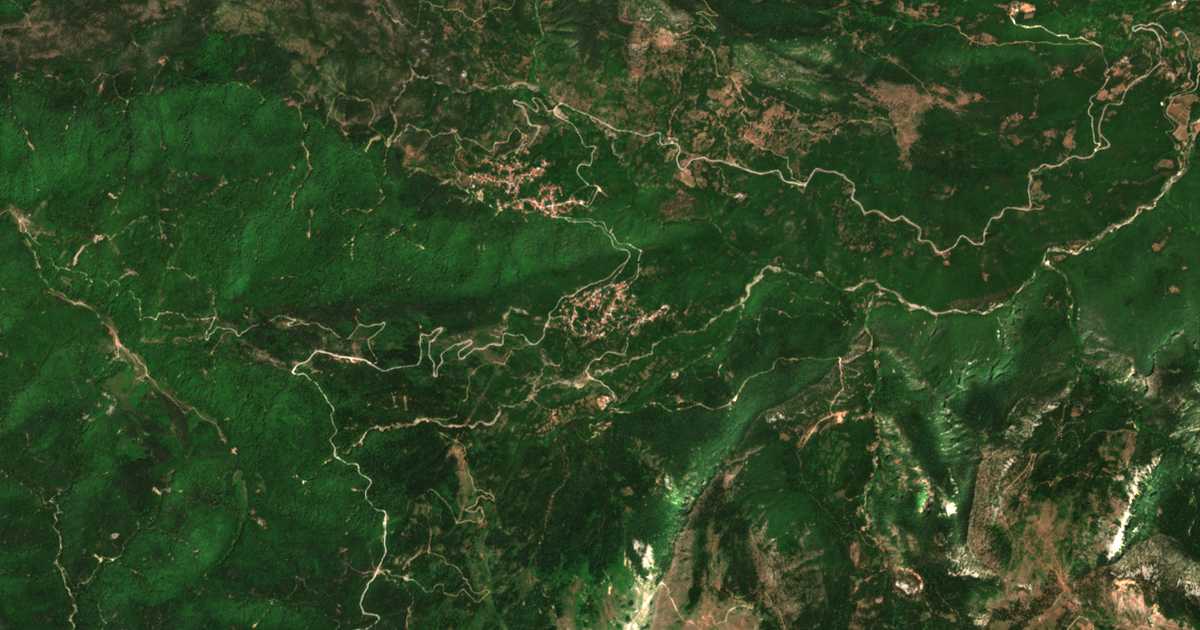 Mapa por satélite de Amáranton