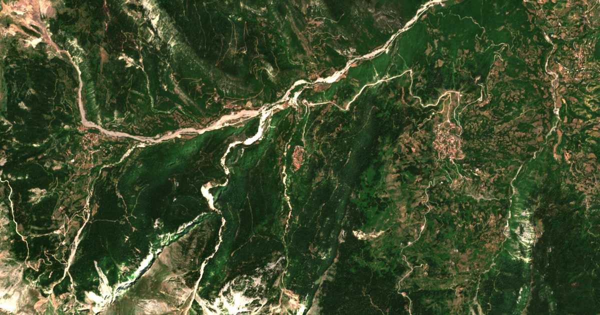 Mapa por satélite de Aidón