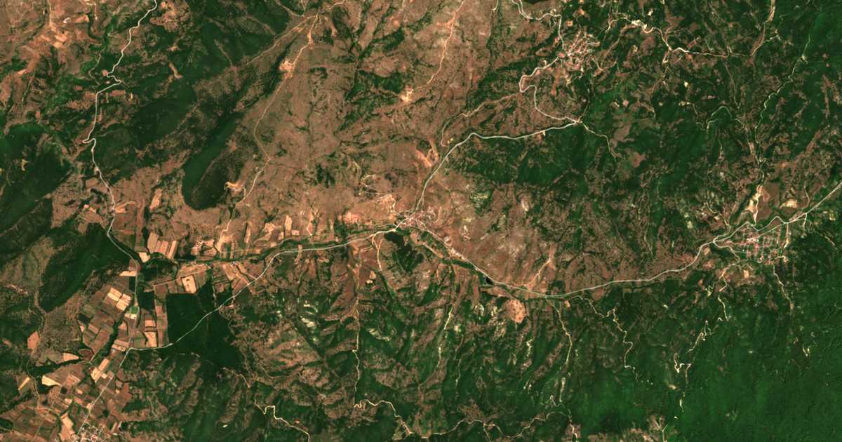 Mapa por satélite de Gerakárion