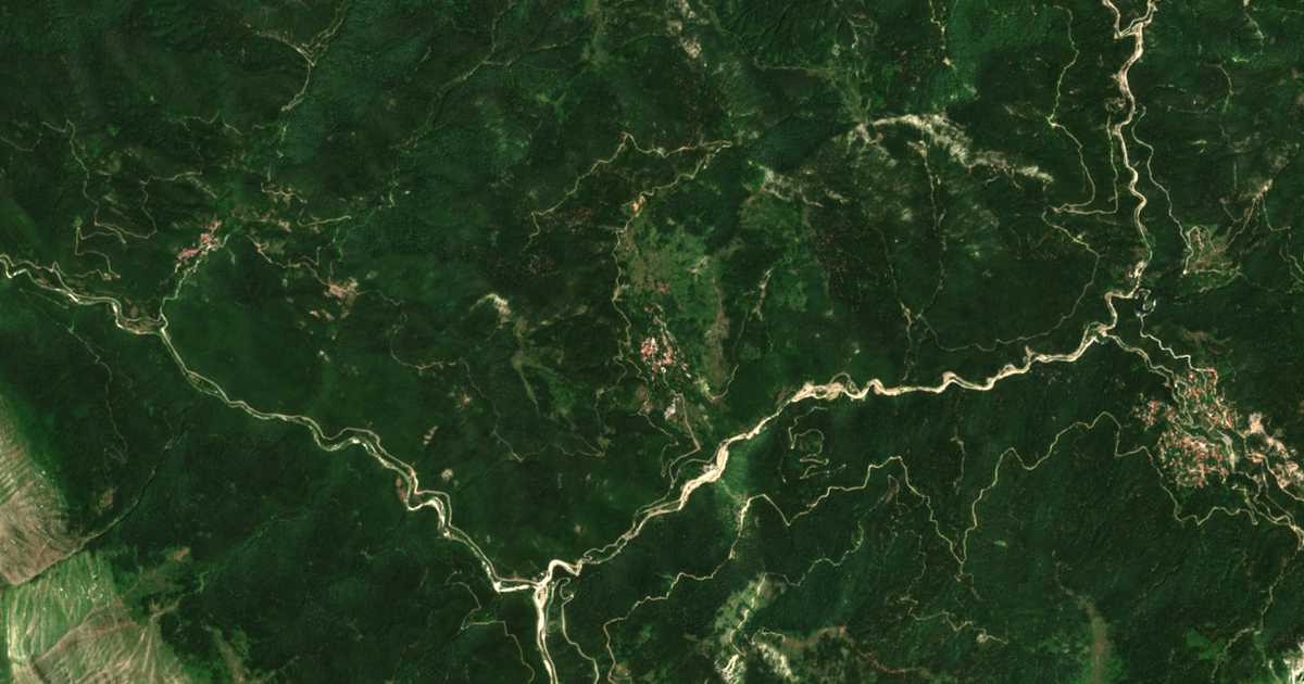 Mapa por satélite de Kallirrói