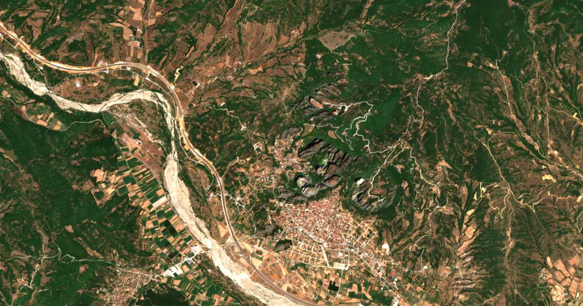 Mapa por satélite de Kastraki