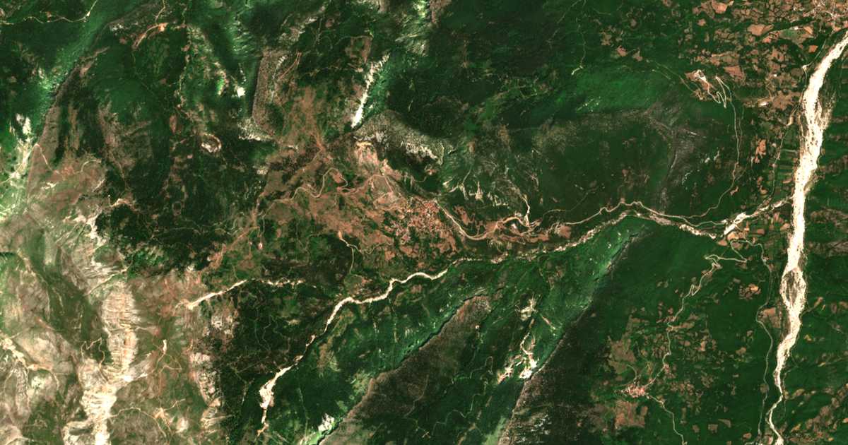 Mapa por satélite de Kleinón
