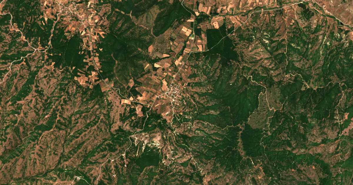 Mapa por satélite de Koniskós