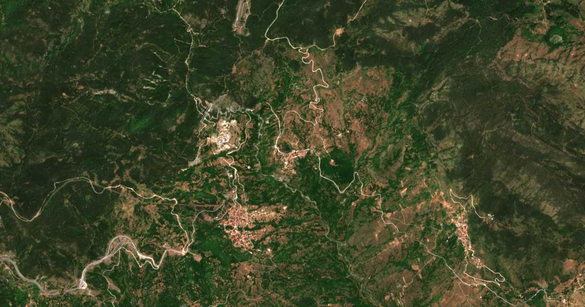 Mapa por satélite de Korydallós