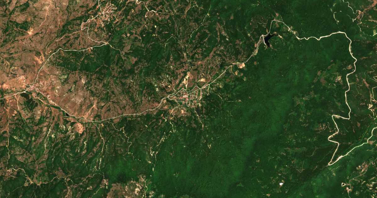 Mapa por satélite de Longá
