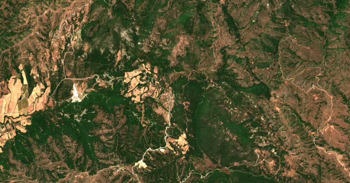 Mapa por satélite de Néa Zoí