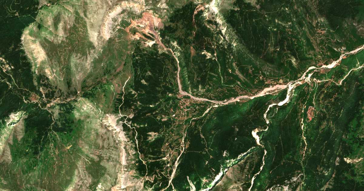 Mapa por satélite de Palaiochórion