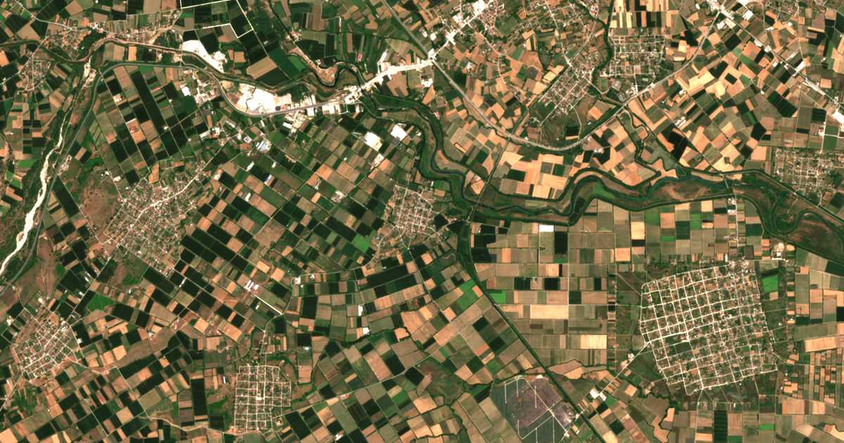 Mapa por satélite de Droserón