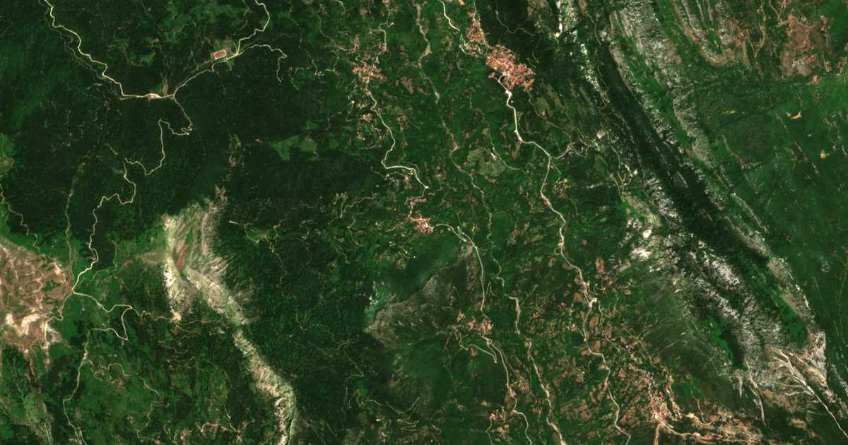 Mapa por satélite de Kalógiroi