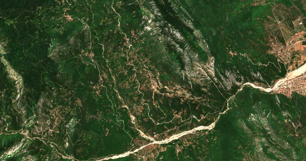 Mapa por satélite de Kotrónion