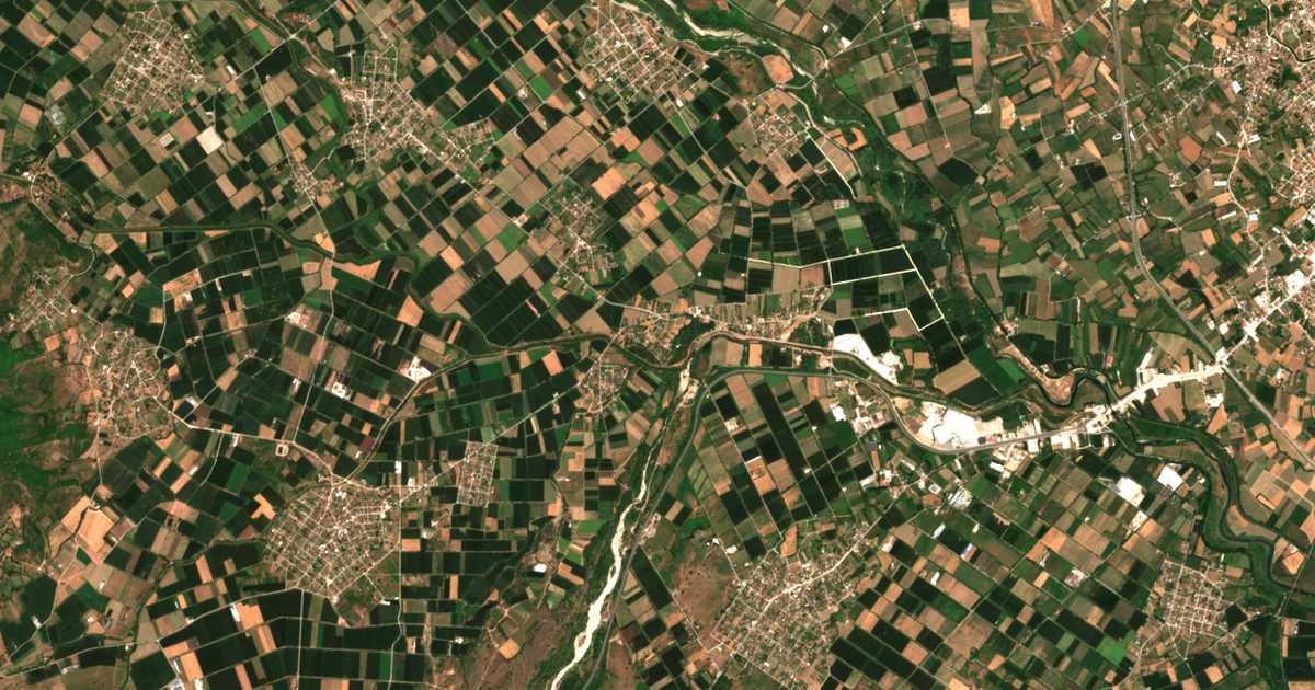 Mapa por satélite de Ammoudiá