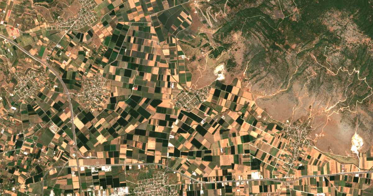 Mapa por satélite de Chrysavgí