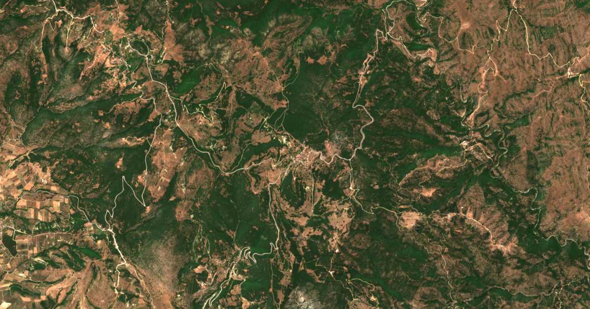 Mapa por satélite de Lióprason