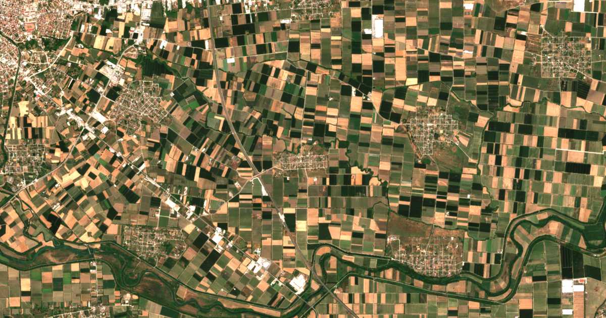 Mapa por satélite de Lóngos