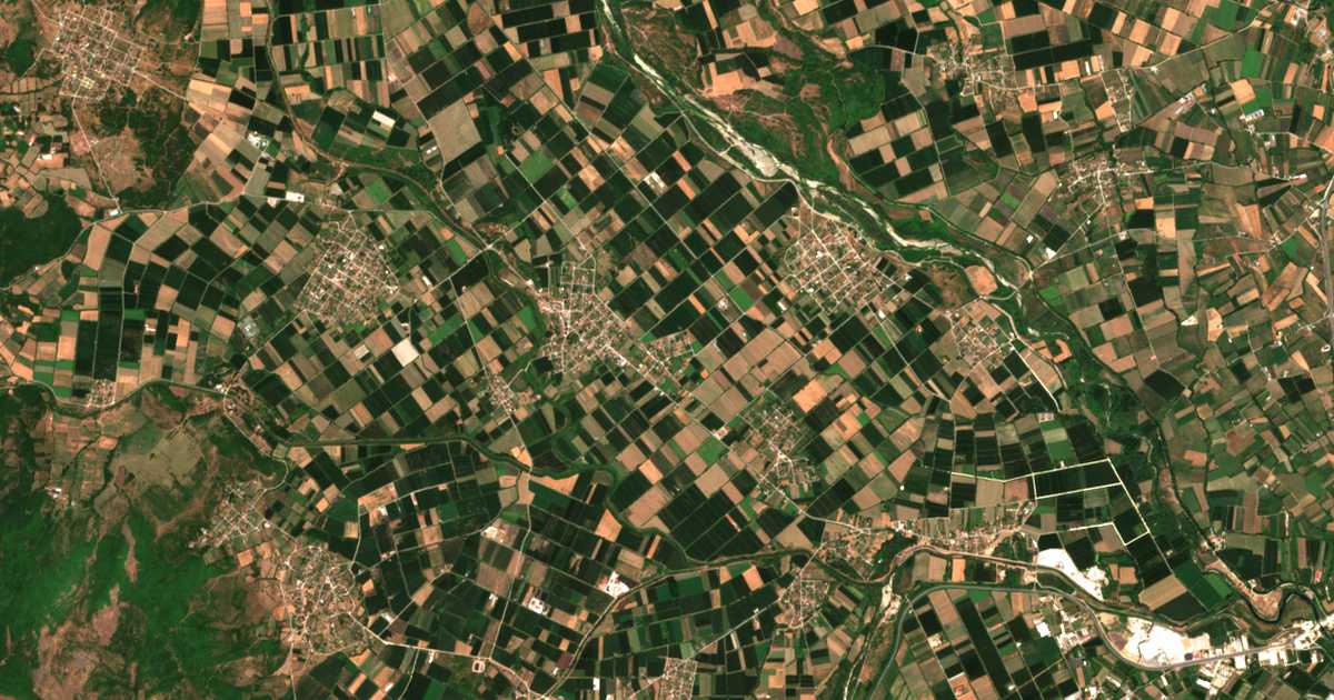 Mapa por satélite de Méligos
