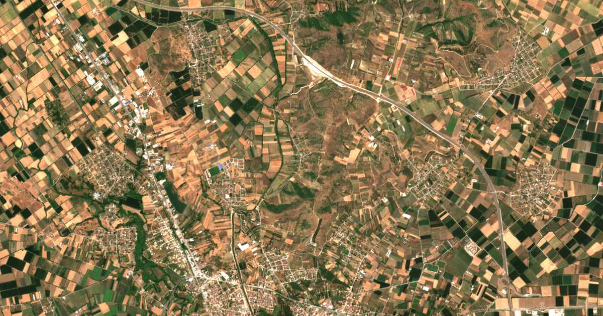 Mapa por satélite de Perdikorráchi