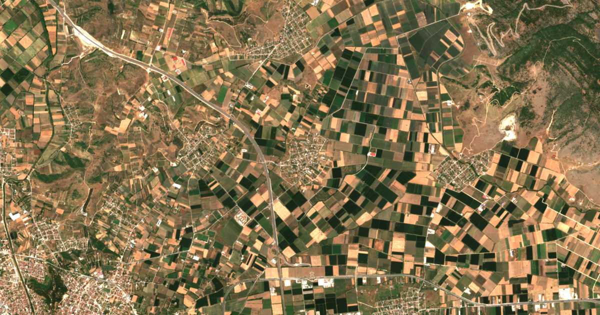 Mapa por satélite de Zileftí