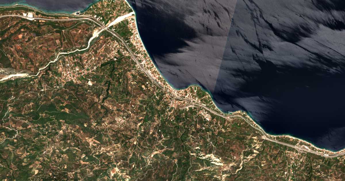 Mapa por satélite de Egira