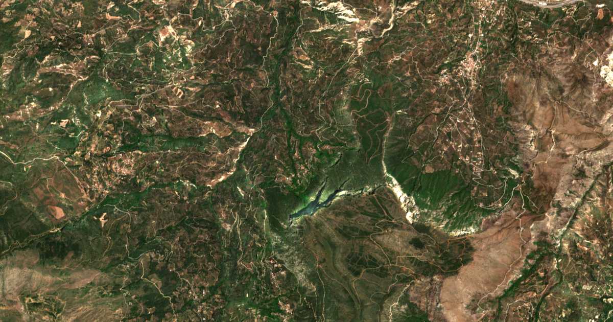 Mapa por satélite de Egea