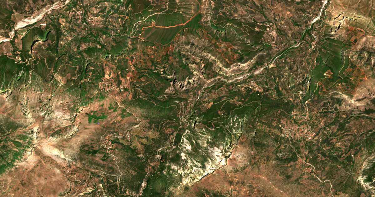 Mapa por satélite de Boufoúskia
