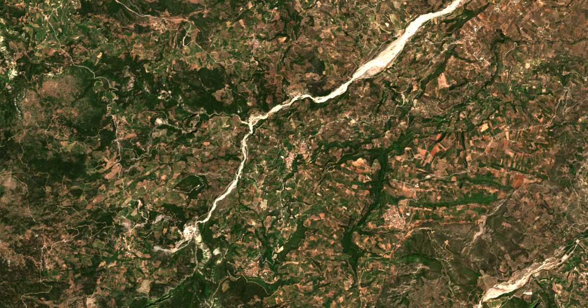 Mapa por satélite de Dáfnai
