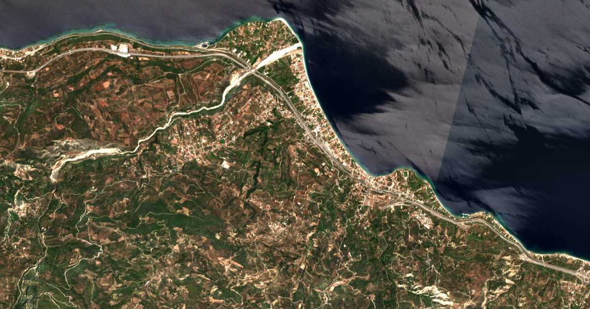 Mapa por satélite de Gkoumaíika