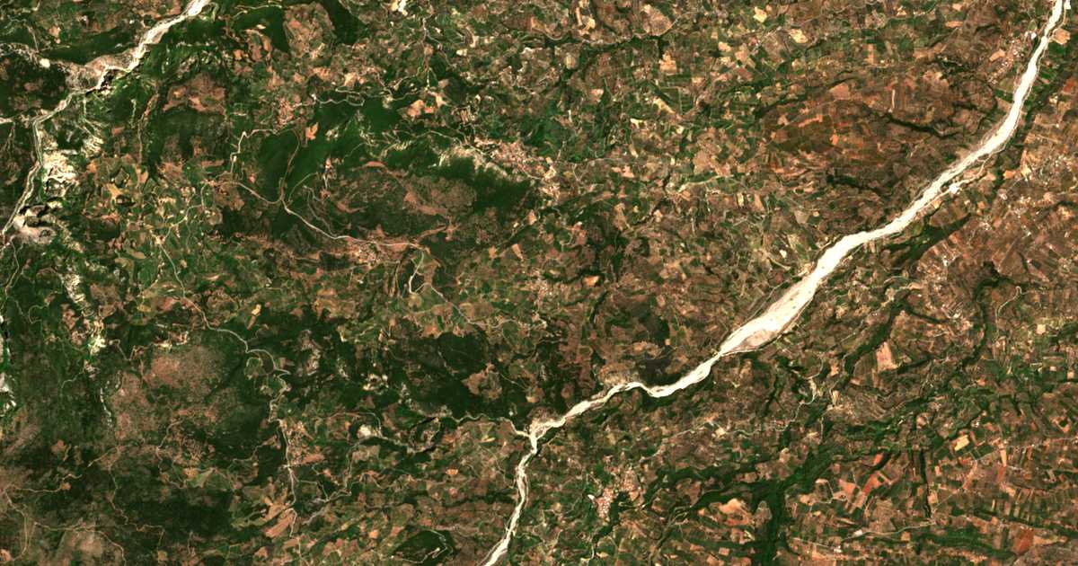 Mapa por satélite de Grigóris