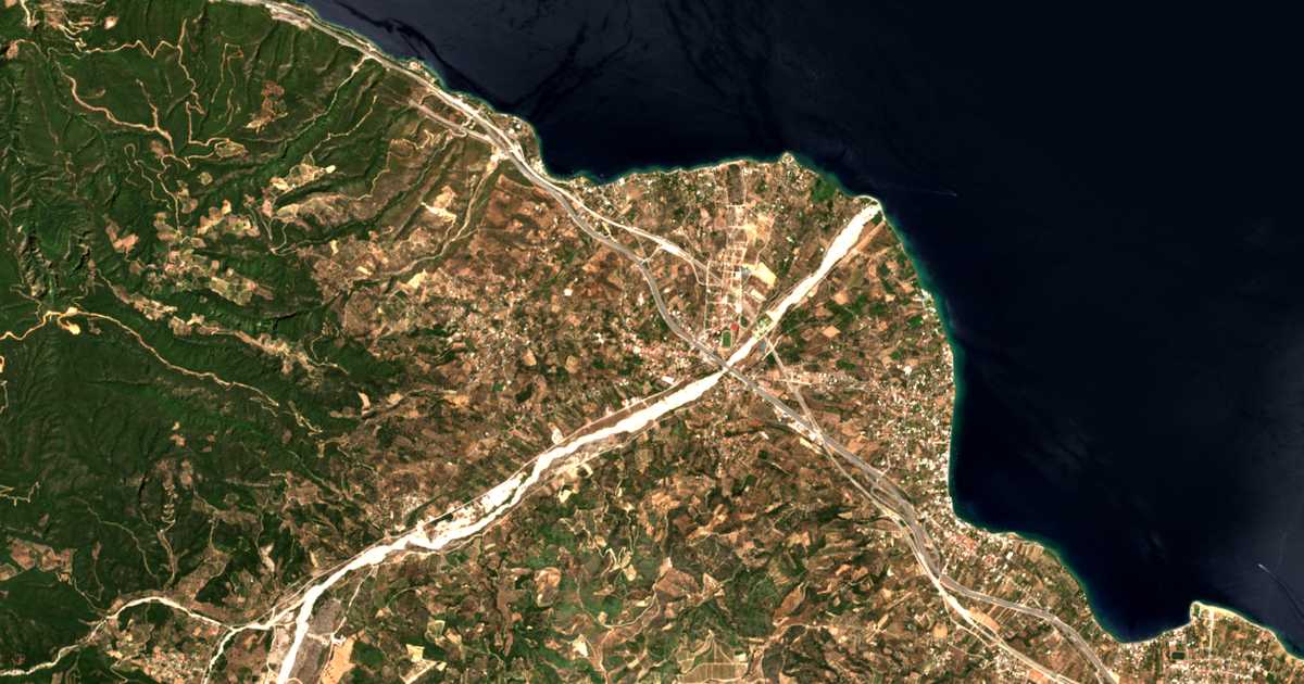 Mapa por satélite de Kamárai