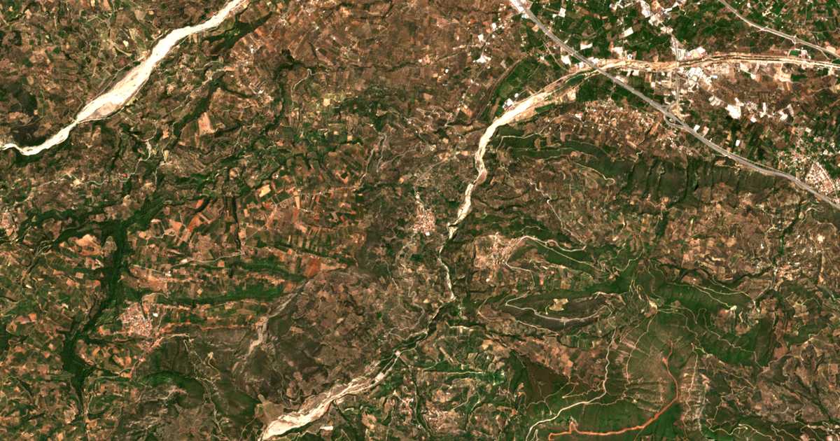 Mapa por satélite de Káto Mavríkion