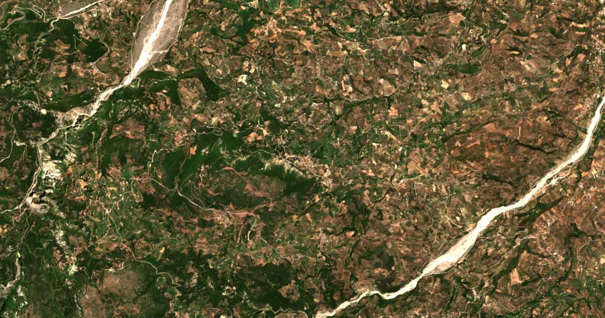 Mapa por satélite de Lákka