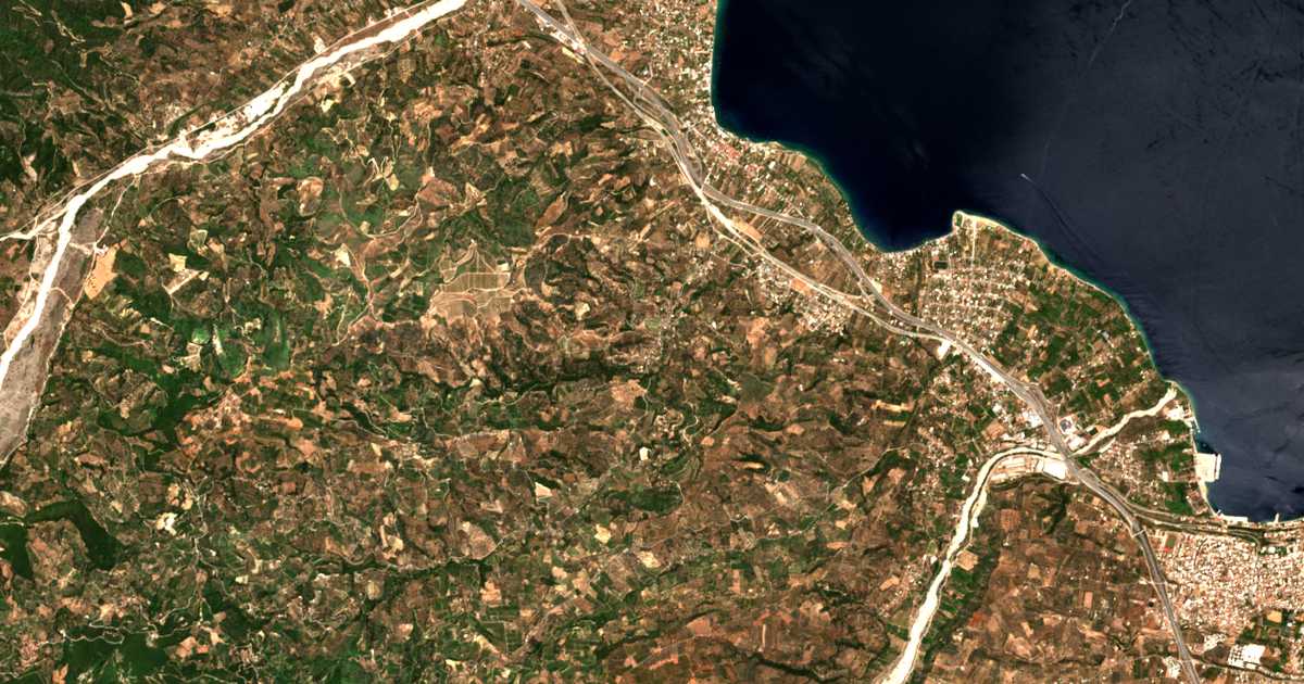 Mapa por satélite de Nerantziaí