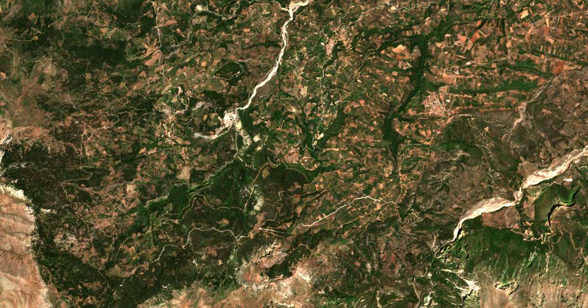 Mapa por satélite de Paraskeví