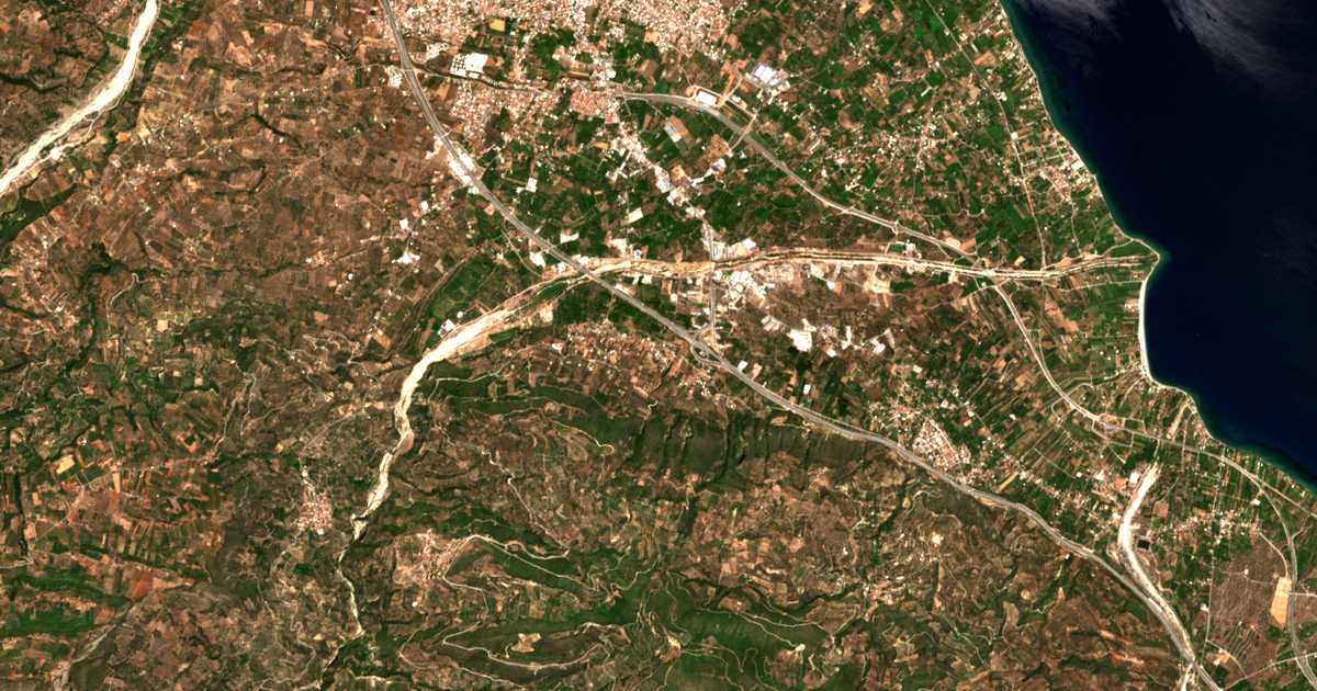 Mapa por satélite de Selinoús