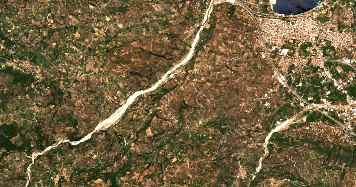 Mapa por satélite de Sotír